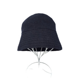 Onorio Cioppi Wool Bucket Hat Black Made In Italy 90s Y2K Vintage